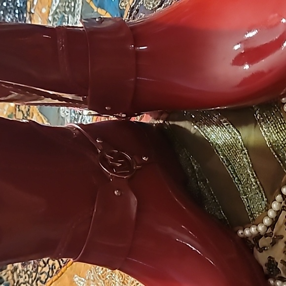 michael kors red rain boots - Picture 5 of 5